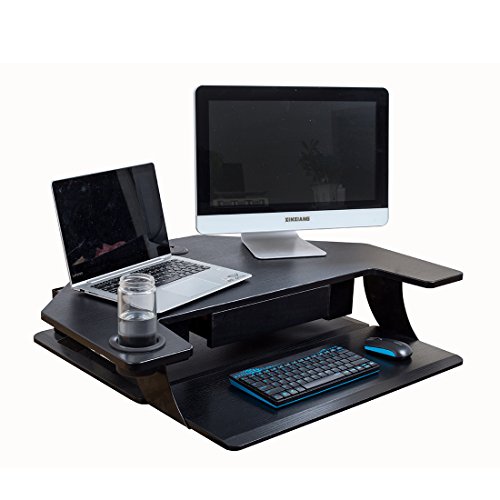 Buy EASYTECH Standing Desk 36" Cubicles Corner Desk Riser Fit dual