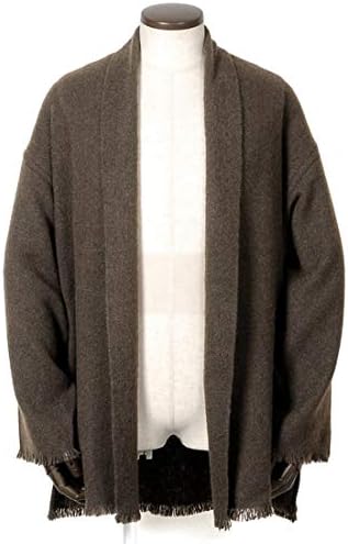 Amazon ノラ Norlha 国内正規品 Comoli別注ヤクウール手織りボタンレスカーディガン Nomad Nets Comoli ブラウン メンズ カーディガン 通販