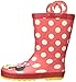Western Chief baby girls Waterproof Disney Character With Easy on Handles Rain Boot, Minnie Mouse, 8 Toddler US