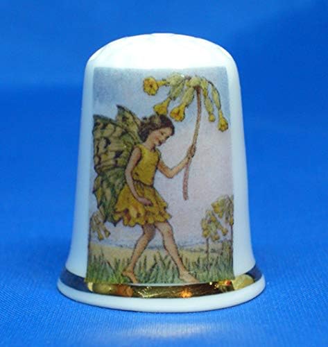 Birchcroft - Caja de Porcelana China para dedales, diseño de Hada: Amazon.es: Hogar