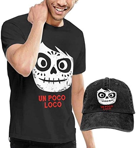 SOTTK Poco Loco Coco Men's Comfortable T-Shirts Caps Combination Black