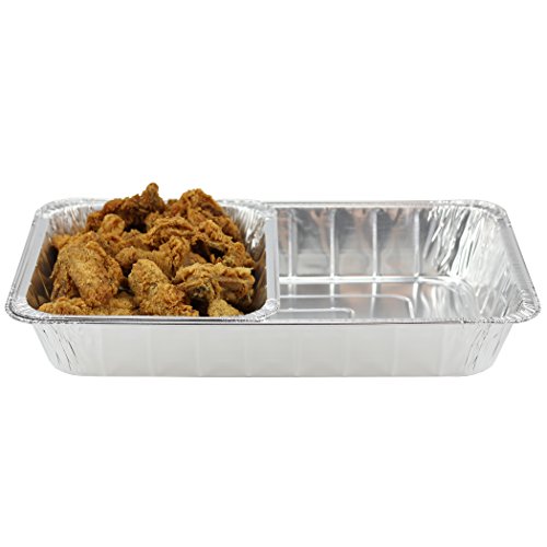 Simply Deliver Aluminum Steam Table Pan, Full-Size, Deep, 70 Gauge, 50-Count