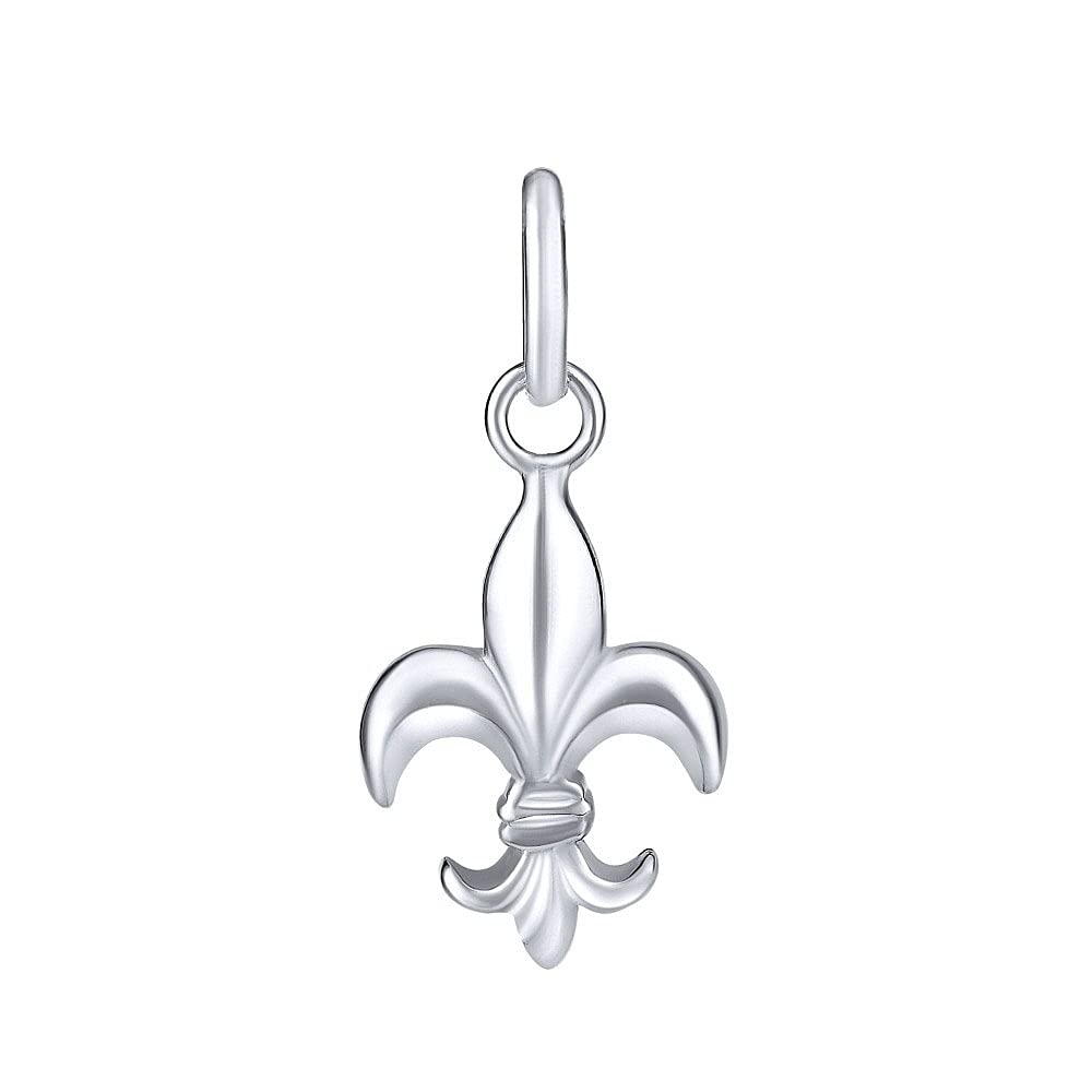 SILVEGO ZTP131002 Women 925 Sterling Silver Fleur De Lis Pendant