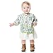 Bumkins Sleeved Bib for Girl or Boy, Baby and Toddler for 6-24 Mos, Essential Must Have for Eating, Feeding, Baby Led Weaning Supplies, Long Sleeve Mess Saving Food Catcher, Soft Fabric, Cactus Green