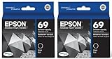 Epson T069120-D2 Dual Pack Black Ink Cartridges