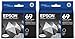 Epson T069120-D2 Dual Pack Black Ink Cartridges