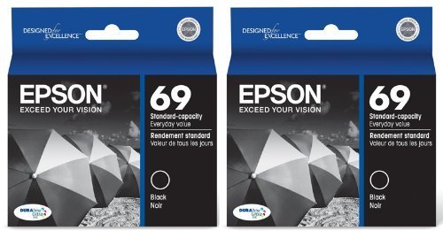 Epson 69 Black Twin Pack Ink Cartridges
