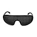 Vision Improvement and Correction Glasses, Black Resin Goggles With Small Holes, Eyesight Protection Eyewear Prevention Of Near Eyesight Astigmatism Amblyopia