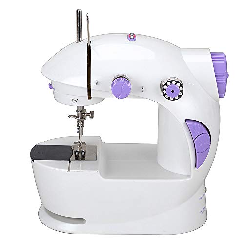 Chooling Mini Sewing Machine (2 Speeds, LED Sewing Light, Foot Pedal