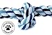 Blue's Choice Rope Toy for Dogs, Durable Chew Toy for Dogs, Good as a Puppy Toy for Puppy Teething for Aggressive Chewers, Indestructible Toy for Large and Medium Dog Breeds, Blue, Large