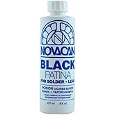 Novacan Black Patina for Solder/Lead 8oz.