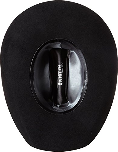 Twister Men's Dallas 2X Wool Cowboy Hat Black 7