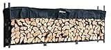 Woodhaven The 12 Foot Firewood Log Rack with Cover