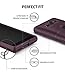 Ringke Onyx Compatible with Xperia XZ2 Compact Case Brushed Metal Design Flexible & Slim Dynamic Stroked Line Pattern Durable Anti Slip for Sony Xperia XZ 2 Compact - Lilac Purple
