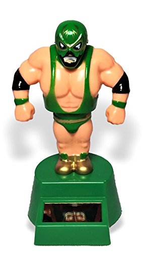 Momentum Brands Solar Powered Dancing Lucha Libre Mexican Wrestler