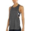 icyzone Dames Sport Yoga Tanktop Losse Racerback Fitness Tops Ademend Mouwloze Shirt