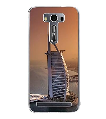 Fiobs Designer Back Case Cover For Asus Zenfone Selfie Zd551kl Photo Image Burj Khalifa Dubai Amazon In Electronics