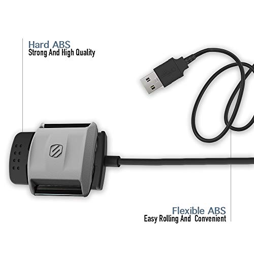 KELIFANG Scosche Rhythm+ Charger, Replacement USB Charging Cable, Charger Dock for Scosche Rhythm Plus Heart Rate Monitor with Armband