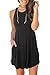Gemijack Womens Summer Sleeveless Mini Dresses Casual Racerback Short Tank Dress with Pockets