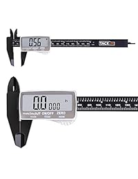 Tacklife DC01 calibre digital clásico de 6 pulgadas con pantalla LCD extragrande (1,97 x 0,71 pulgadas), conversión de pulgadas fracciones milímetros y exactitud de ± 0,2 mm, ideal para el uso en el hogar y el uso profesional