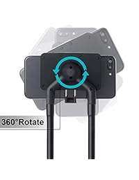 Soporte para teléfono móvil con cuello de cisne para cama, soporte universal para teléfono móvil con mando a distancia para tomar vídeos y fotos de grupo.