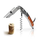 Wine Opener by Simply Eezy - Best Wine Opener, Wine Bottle Opener, Bartender Bottle Opener, Foil Cutter - Elegant All in One Rabbit Wine Opener/Wine Corkscrew - Lifetime Guarantee!