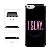 BleuReign(TM) Pink Letters I Slay TPU RUBBER SILICONE Phone Case Back Cover For Apple iPhone 6 6s (4.7 Inches Screen)