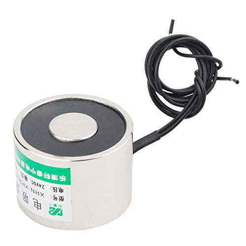 Electrical Buddy Electric Lifting Magnet Electromagnet Solenoid, 24V, 10 kg,30 mmx22mm