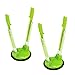 Baggy Rack Hands-Free Clip Food Storage Freezer Baggy Holder,Bag Holder for Plastic Bags Stand/Pack of 2 Green