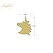 NICROLANDEE Glitter Gold Unicorn Paper Confetti for Birthday Party Decor Children Party Supplies Table Scatter Decor Baby Shower Wedding Bridal Shower Favors 50g/Pack (Unicorn Confetti)