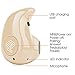 Mini Bluetooth Earphone,Eonfine V4.0+EDR Wireless Bluetooth Earbud,Ultra Slim Hands-free Stereo Headset with Mic For iPhone 6 6 6S Plus,Samsung S7 Note 5 (Khaki)