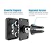 WixGear Universal Air Vent Magnetic Phone Car Mount Holder for Cell Phones with Fast Swift-Snap Technology, Magnetic Cell Phone Mount [New Stronger Square Design]