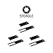 STEAGLE Three Pack (Black x 3) Premium Webcam Cover [2nd Generation] for your privacy – compatible with Macbook Surface Laptop PC