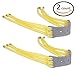 Outdoor Hunting Slingshot Rubber Bands Anti-slip Leather Bands Tube Elastica Replacement Kits Slingshot Accessories For Stainless Adjustable Adult Hunting Slingshot Kit (2 Picks) - Yellow