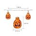 JOYLAMP Halloween String Lights,30LEDs Halloween Lights,13ft Battery Powered 3D Pumpkin Lights Halloween Decoration Lights with 8 Modes IP65 Waterproof (Warm White)