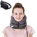 Cervical Neck Traction Device by Davismart, Inflatable Collar Brace, Adjustable Neck Stretcher, Neck Support, Ideal for Spine Alignment at Home and Chronic Neck Pain Relief (Gray)