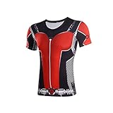 Cosfunmax Superhero Shirt Compression Sports Shirt Runing Fitness Gym Men's Base Layer