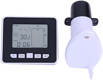 Onepeak Wireless Ultrasonic Tank Liquid Depth Level Meter with Temperature Thermo Sensor Water Level Gauge