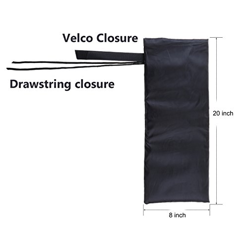 Large Vecro Outdoor Faucet Cover Insulated Garden Faucet Socks Long for Winter Freeze Protection Water Resistance 20 x 8 Inch