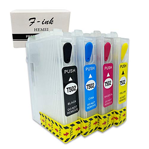 F-ink-Kit-de-recambio-de-tinta-de-5-x-50-ml-para-Eps-502-o-502XL-funciona-con-Eps-Expression-Home-XP-5100-XP-5105-XP-5115-Workforce-WF-2860D-WF-2860DWF-WF-2865DWF