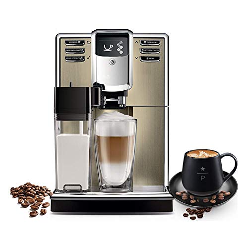 HaoLi Kaffeemaschine Kaffeemaschinen Büro Home Italienische automatische Kaffeemaschine Milchbehälter mit automatischem…