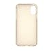Speck iPhone XS Presidio Clear + Glitter Case, Scratch-Resistant IMPACTIUM 8-Foot Drop Protected iPhone Case that Resists UV Yellowing, Gold Glitter/Clear
