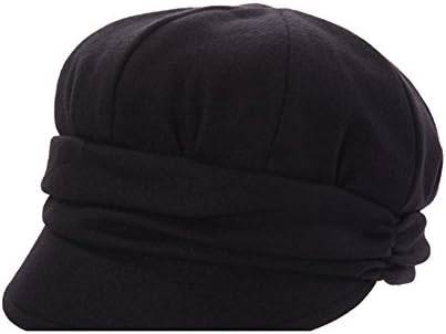 Sweet costume Korean Version Of Berets Ladies Of England Caps Furry Octagonal Cap Fisherman Hat-B Adjustable
