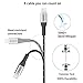 Zdatt 3.3ft/1M Nylon Braided 8 Pin Apple Lightning Cable MFi Certified Reversible USB Charging Sync Cable Cord Charger with Aluminum Connector for iPhone 5s/5/6/6s Plus/SE,iPad Mini/Air/Pro-Black