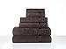 SALBAKOS 100% Turkish Cotton 6-Piece Towel Set | Heirloom Quality Hotel & Spa Collection | Soft, Super Absorbent 2 Washcloth, 2 Hand, 2 Bath Towel Sets | Made in Turkey (Chocolate, 6 Piece Towel Set)