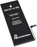 Replacement Battery for iPhone 6 (not 6+ or 6S) - New 3.82V 1810mAh Li-ion Battery and Instructions (no tools) - Works with All iPhone6 Carriers - Change / Fix Your Battery in 15 Minutes - 1 Year Warr