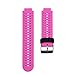 Feskio Accessory Air Hole Style Soft Silicone Replacement Strap Watch Band With Tools Designed for Garmin Forerunner 220/230/235/630/620/735XT Sports GPS Running Watch Strap