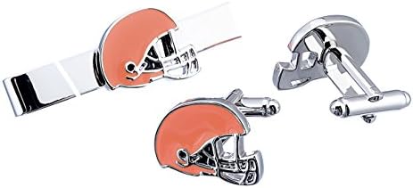 Promotioneer Men's The Team Logo Symbol Series Cufflinks and Tie Clip with Gift Box