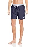 BOSS HUGO BOSS Men's Starfish Swim Trunk, Open Blue, Medium