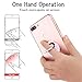 Cell Phone Ring Holder Finger Kickstand,360 Degree Rotation Stand Grip with Car Mount Compatible with All Smartphone - Betty boop Pink Heart kiss Lip